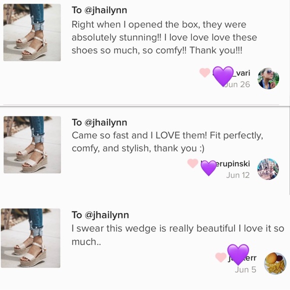 Espadrille Wedge scalloped natural Sandal - Picture 4 of 10